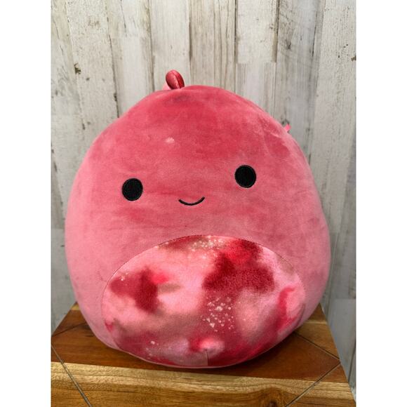 Squishmallows Poleena the Red Dinosaur Medium 8” Plush Toy - Picture 1 of 6